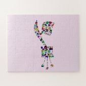Gimmel - Hebrew Letter Puzzle (Horizontal)