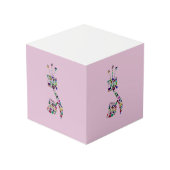 Gimmel - Hebrew Letter Würfel (Rückseite Schrägansicht)