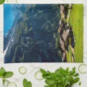 Gimmelwald in den Schweizer Alpen - die Schweiz Küchentuch (Gefaltet)