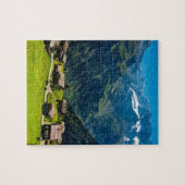Gimmelwald in den Schweizer Alpen - die Schweiz Puzzle (Horizontal)