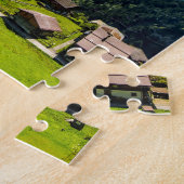 Gimmelwald in den Schweizer Alpen - die Schweiz Puzzle (Seite)