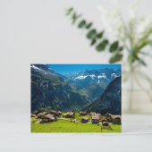 Gimmelwald in den Schweizer Alpen - Schweiz Postkarte (Stehend Vorderseite)