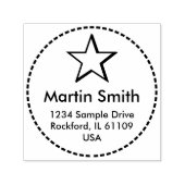 Gimmick mit Schriftart Zeichen & Buchstaben - Rahm Permastempel (Design)