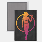 gimnastisch magnet (Vorderseite/Rückseite)