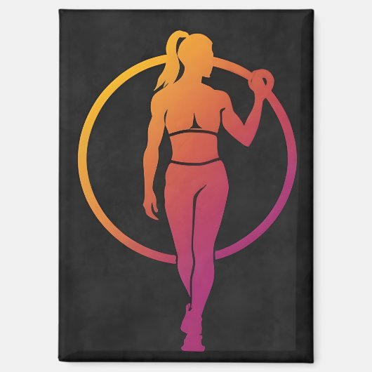 gimnastisch magnet (Vorderseite)