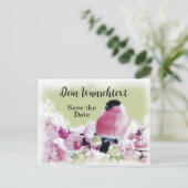 Gimpel - Aquarell-Design | Postkarte (Stehend Vorderseite)