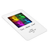 Gimpy "Live...Meow..Liebe" Premium Flexi Magnet (Rechte Seite)