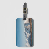 Gimsoy Church Lofoten Norwegen Gepäckanhänger (Vorderseite Vertikal)