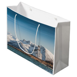 Gimsoy Church Lofoten Norwegen Große Geschenktüte