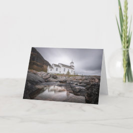 Gimsoy Church Lofoten Norwegen Karte