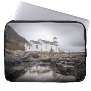 Gimsoy Church Lofoten Norwegen Laptopschutzhülle