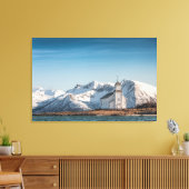 Gimsoy Church Lofoten Norwegen Leinwanddruck (Insitu (Wohnzimmer))