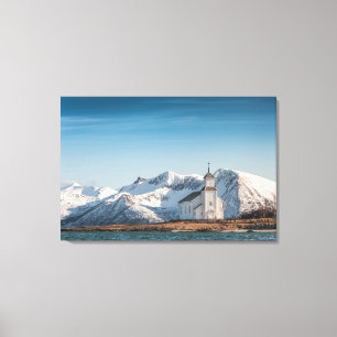 Gimsoy Church Lofoten Norwegen Leinwanddruck