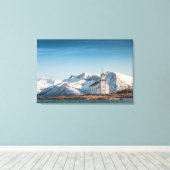 Gimsoy Church Lofoten Norwegen Leinwanddruck (Insitu (Holzboden))