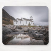 Gimsoy Church Lofoten Norwegen Mousepad (Vorne)