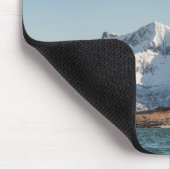 Gimsoy Church Lofoten Norwegen Mousepad (Ecke)