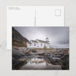 Gimsoy Church Lofoten Norwegen Postkarte