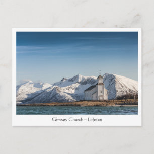 Gimsoya Lofoten Postkarte