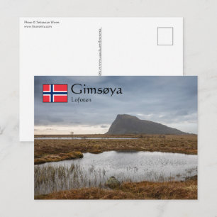 Gimsoya Lofoten Postkarte
