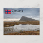 Gimsoya Lofoten Postkarte (Vorderseite)