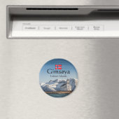 Gimsoya Lofoten Souvenir Magnet (In Situ (Geschirrspüler))
