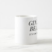 Gin and Bear It Funny Birthday | Gin Lover Gift Kaffeetasse (Mittel)