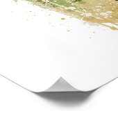 Gin Bottle Wall Art Print 'Meadow' Poster (Ecke)