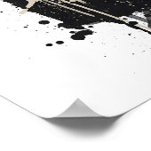 Gin Bottle Wall Art Print 'Onyx Poster (Ecke)