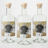 Gin Dotted bottle Alkoholflaschenetikett (Flaschen)