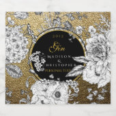 Gin Dotted bottle Alkoholflaschenetikett (Einzelnes Label)