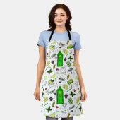 Gin Drinker Mixologe Cocktail Party Schürze (Getragen)