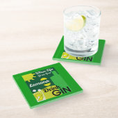 Gin Drinkers | LIEBE | WOHNGESTALTUNG | Bars Servi Glasuntersetzer (Schrägansicht)