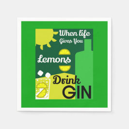 Gin Drinkers | LIEBE | WOHNGESTALTUNG | Bars Servi Serviette