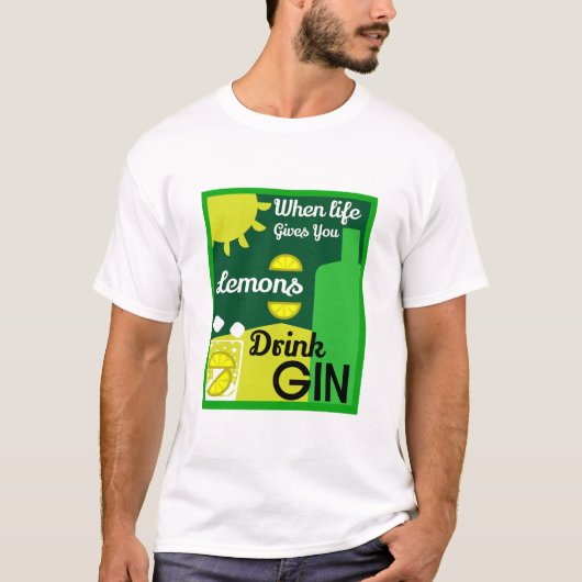 Gin Drinkers | LIEBE | WOHNGESTALTUNG | Bars Servi T-Shirt (Vorderseite)
