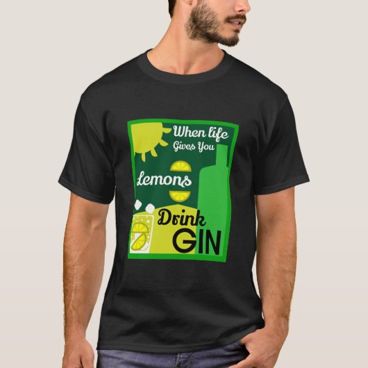 Gin Drinkers | LIEBE | WOHNGESTALTUNG | Bars Servi T-Shirt (Vorderseite)