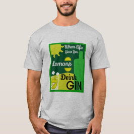 Gin Drinkers | LIEBE | WOHNGESTALTUNG | Bars Servi T-Shirt