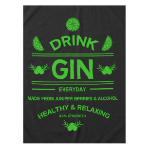 Gin Drinkers LIEBE WOHNGESTALTUNG Bars Servi Tischdecke