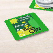 Gin Drinkers | LIEBE | WOHNGESTALTUNG | Bars Servi Untersetzer (angewinkelt)