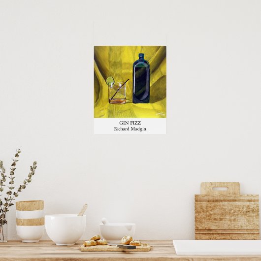 Gin Fizz Poster (Küche)