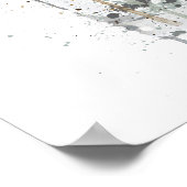 Gin-Flaschen-Wandkunst-Druck 'Bombshell' Poster (Ecke)
