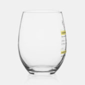 Gin Glass-Geschenk nach Maß Weinglas Ohne Stiel (Rechts)