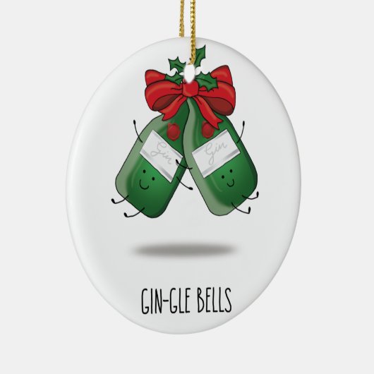 Gin-gle Bell Keramik Ornament (Rechts)