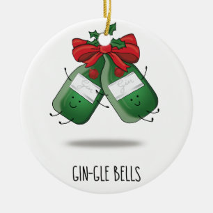 Gin-gle Bell Keramik Ornament