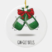 Gin-gle Bell Keramik Ornament (Hinten)