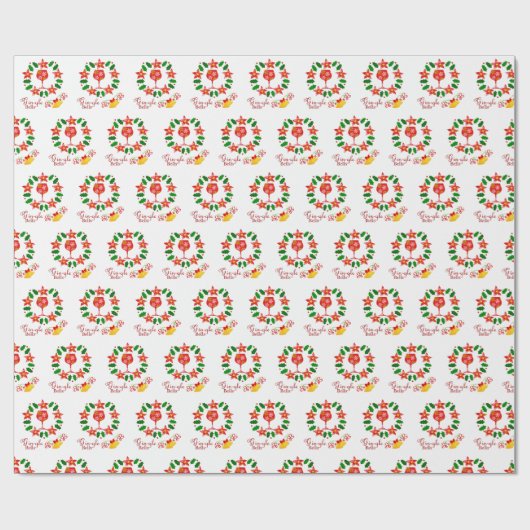Gin-gle Bells Christmas Geschenkpapier (Flach)