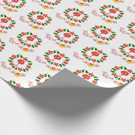 Gin-gle Bells Christmas Geschenkpapier (Ecke)