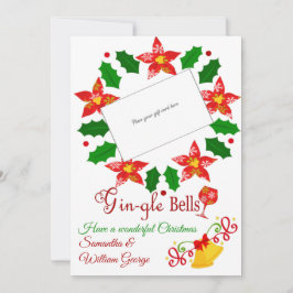 Gin-gle Bells Holiday Gift Card Inhaber Karte