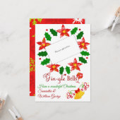 Gin-gle Bells Holiday Gift Card Inhaber Karte (Vorderseite/Rückseite Beispiel)