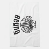 Gin Hoi (Thai Spaß Pun Wordplay) Geschirrtuch (Vertikal)