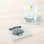 Gin Hoi (Thai Spaß Pun Wordplay) Glasuntersetzer (Schrägansicht)
